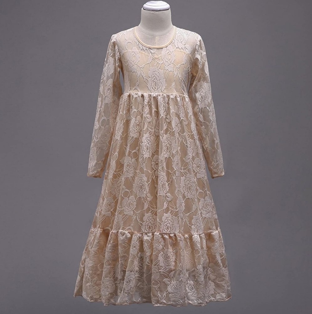 Girls lace dress